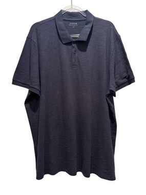 Vince Classic Slub Polo (black)